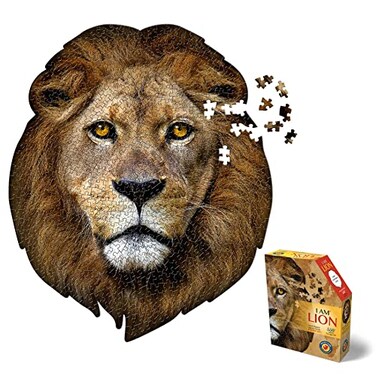 Madd Capp Puzzles I AM Lion 550 pieces Animal Shaped Jigsaw Puzzle