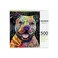 AQUARIUS Dean Russo Beware Pit Bull 500 Piece Jigsaw Puzzle Multicolor 8 62502