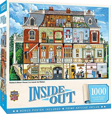 Masterpieces MasterPieces 1000 Piece Jigsaw Puzzle For Adults Family Or Youth Walden Manor House 1925x2675