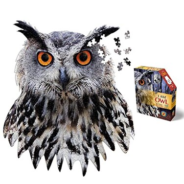 Madd Capp Puzzles I AM Owl 550 pieces Animal Shaped Jigsaw Puzzle