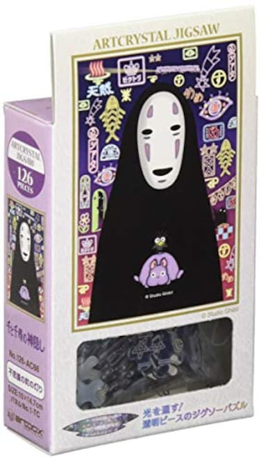 Ensky Spirited Away NoFace Mysterious Street Lights 126 Piece Art Crystal Jigsaw Puzzle 126AC66
