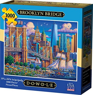 D&Acirc;&middot;O&Acirc;&middot;W&Acirc;&middot;D&Acirc;&middot;L&Acirc;&middot;E Dowdle Jigsaw Puzzle Brooklyn Bridge 1000 Piece