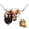 Madd Capp Puzzles I AM Longhorn 550 pieces Animal Shaped Jigsaw Puzzle