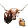 Madd Capp Puzzles I AM Longhorn 550 pieces Animal Shaped Jigsaw Puzzle