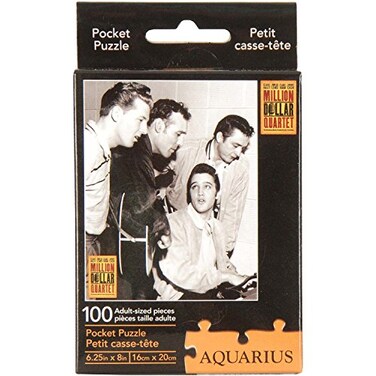 AQUARIUS Aquarius Million Dollar Quartet 100 Piece Adult Pocket Jigsaw Puzzle