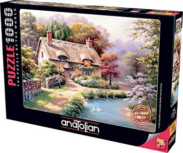 Anatolian Puzzle Duck Path Cottage 1000 Piece Jigsaw Puzzle 1047