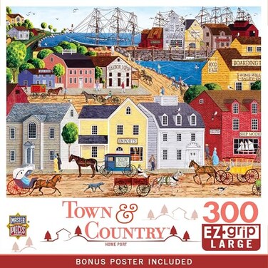 Masterpieces MasterPieces 300 Piece EZ Grip Jigsaw Puzzle Home Port 18x24