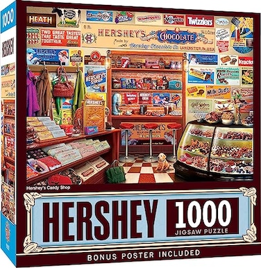 Masterpieces MasterPieces 1000 Piece Jigsaw Puzzle for Adults Family Or Youth Hersheys Candy Shop 1925x2675