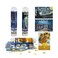CHengQiSM Small Jigsaw Puzzles for Adults Mini Puzzle 150 Pieces Small Puzzles Micro Piece Puzzles Challenging Difficult Travel Starry Night Rhone River Sunflower Puzzle 6 x 4 inches 3 Pack