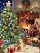 Springbok Christmas Morning 500 Piece Jigsaw Puzzle This Classic Scene of a Cozy Christmas Morning Under The Tree is Colorful and Relaxing