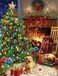 Springbok Christmas Morning 500 Piece Jigsaw Puzzle This Classic Scene of a Cozy Christmas Morning Under The Tree is Colorful and Relaxing