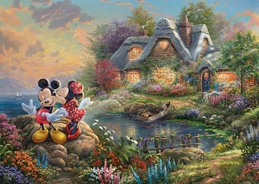 Schmidt 59639 Thomas Kinkade Disney Mickey Mouse Jigsaw Puzzle 1000 Pieces