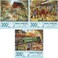 Bits and Pieces Value Set of Three Large 300 Piece Jigsaw Puzzles for Adults Jigsaw Puzzles Designed by Artist Ruane Manning Completed Puzzle Size 18 x 24