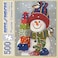 Bits and Pieces 500 Piece Jigsaw Puzzle for Adults Snowman Jigsaw Puzzle by Artist William Vanderdasson Completed Puzzle Size 18 x 24