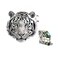 Madd Capp Puzzles I AM White Tiger 300 pieces Animal Shaped Jigsaw Puzzle