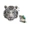 Madd Capp Puzzles I AM White Tiger 300 pieces Animal Shaped Jigsaw Puzzle