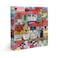 eeBoo Piece and Love Whimsical Village 1000piece square Jigsaw Puzzle for Adults and Families Includes Glossy Sturdy Pieces and Minimal Puzzle Dust