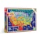 eeBoo 100 Piece Puzzle for Kids This Land is Your Land Childrens Puzzle USA Themed Large Pieces for Small Hands to Develop Motor Skills