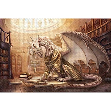 Buhoet 1000 Piece Jigsaw Puzzle for Adults Dragon Puzzles Wooden Puzzle Unique Birthday and Xmas Gifts
