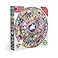 eeBoo 500 Piece Puzzle Votes for Women Jigsaw Puzzle for Adults Circular with 23 Diameter Made with Recycled Board VegetableBased Ink