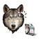 Madd Capp Puzzles I AM Wolf 300 pieces Animal Shaped Jigsaw Puzzle