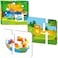SpriteGru 48 Animal Matching Puzzles with ErrorCorrection Mechanism PrePrimer in 2 Pieces Perfect for Preschool Learning 24 Blocks Double Sided
