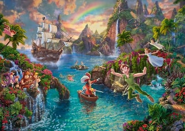 Schmidt 59635 Thomas Kinkade DisneyPeter Pan Jigsaw Puzzle 1000Piece