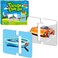 SpriteGru 48 Vehicle Matching Puzzles with ErrorCorrection Mechanism PrePrimer in 2 Pieces Perfect for Preschool Learning 24 Blocks Double Sided