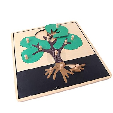 Adena Montessori Tree Puzzle Montessori Puzzle Early Montessori Toys for 3 Years Old