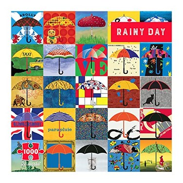 Re-Marks Remarks Rainy Day Collage Puzzle 1000Piece Puzzle for All Ages