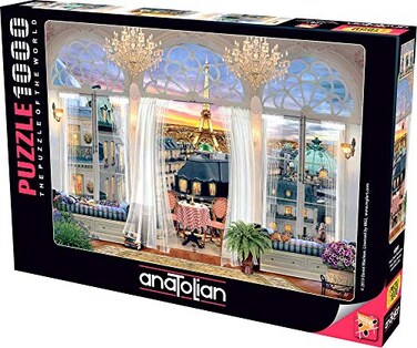 Anatolian Puzzle Paris Roof Terrace 1000 Piece Jigsaw Puzzle 1091 Model Number ANA1091