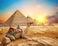 Toynk Giza Sunrise Ancient Egypt Pyramid Puzzle for Adults and Kids Difficult 1000 Piece Jigsaw Puzzle Toy Fun Quarantine Gift Interactive Brain Teaser Challenge for Game Night