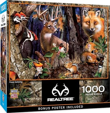 Masterpieces MasterPieces 1000 Piece Jigsaw Puzzle for Adults Family Or Youth Forest Gathering 1925x2675