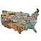TDC Games US Map Puzzle Great American Roadtrip with Individual States 1000 Piece Jigsaw Puzzles for Adults Large America Shaped Educational Puzzle Challenging Puzzles Map of USA