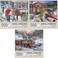 Bits and Pieces Value Set of Three 500 Piece Jigsaw Puzzles for Adults Home for The Holidays Jigsaw Puzzles by Artist Bigelow Illustrations Completed Puzzle Size 18 x 24