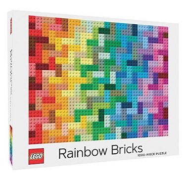 Chronicle Books LEGO Rainbow Bricks 1000 Piece Jigsaw Puzzle
