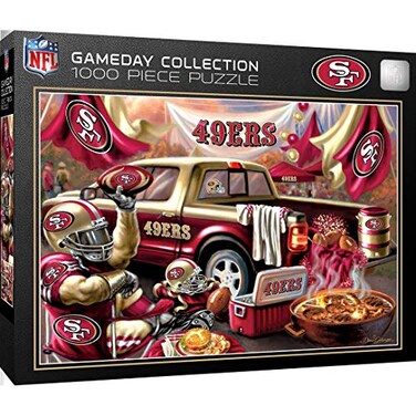 Masterpieces MasterPieces 1000 Piece Jigsaw Puzzle NFL San Francisco 49ers Fun for Adults and Family NonGlare Finish 1925x2675