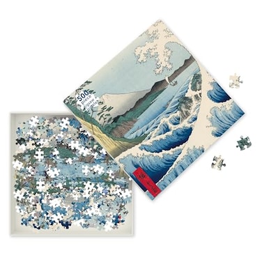 Flame Tree Adult Jigsaw Puzzle Utagawa Hiroshige The Sea at Satta 500 Pieces 500piece Jigsaw Puzzles