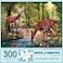 Bits and Pieces 300 Piece Puzzles for Adults Woodland Stream 300 Large Pieces 18 x 24 Jigsaw Puzzles Deer Buck Nature Animals No 2 Pieces Alike