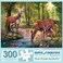 Bits and Pieces 300 Piece Puzzles for Adults Woodland Stream 300 Large Pieces 18 x 24 Jigsaw Puzzles Deer Buck Nature Animals No 2 Pieces Alike