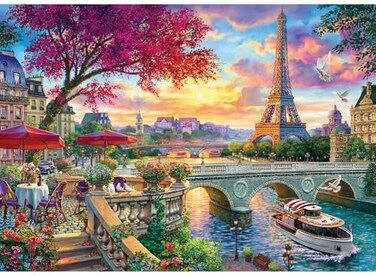 Anatolian Puzzle Blooming Paris 3000 Piece Jigsaw Puzzle 4919 Multicolor
