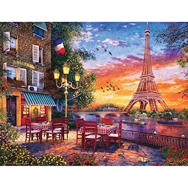 Springbok 500 Piece Jigsaw Puzzle Paris Romance Made in USA
