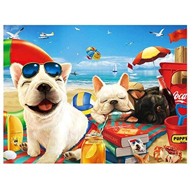 fishwisdom 500 Piece Jigsaw Puzzles for Adults and Teens and Kids Family Happy Gift Idea Sunbath