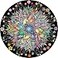 Bgraamiens PuzzleFlower Whisper1000 Pieces Round Puzzle Color Challenge Jigsaw Puzzles for Adults