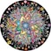 Bgraamiens PuzzleFlower Whisper1000 Pieces Round Puzzle Color Challenge Jigsaw Puzzles for Adults