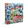 eeBoo 1000 Piece Puzzle Swedish Fishing Village Jigsaw Puzzle for Adults Square 23 x 23 Made with Recycled Board VegetableBased Ink