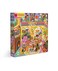 eeBoo 1000 Piece Puzzle Family Dinner Jigsaw Puzzle for Adults Square 23 x 23 Made with Recycled Board VegetableBased Ink