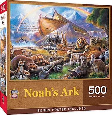 Masterpieces MasterPieces 500 Piece Jigsaw Puzzle for Adults Family Or Youth Noahs Ark 15x21