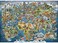 Anatolian Puzzle Wonderful World Map 3000 Piece Jigsaw Puzzle 4923 Multicolor