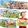 OCTERIC Puzzles for Kids Ages 48 14 Pack Wooden Jigsaw Puzzles 30 Pieces Preschool Educational Learning Toys Set for Toddler Boys and Girls Stocking Stuffers